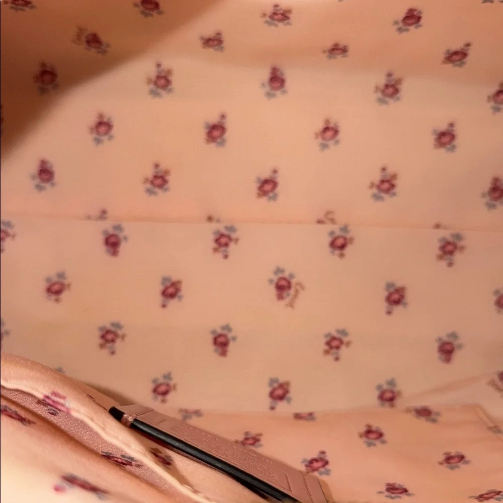 Coach Navy Denim Shoulder Bag - Picture 7 of 10